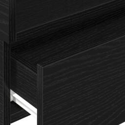 Berkfield Home Durable Wall-mounted Bedside Cabinets 2 pcs Black 45x26x28.5 cm - thumbnail 9
