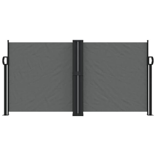 Berkfield Home Retractable Side Awning Anthracite 120x1200 cm in Charcoal - image 1