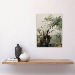 "Artery8 The Holy Tree of Metereah D. Roberts Vintage Wall Art Print Poster in Green - Size: W12"" x H16""" - thumbnail 4