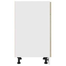Berkfield Home Drawer Bottom Cabinet Sonoma Oak 30x46x81.5 cm Engineered Wood in Light Tan - thumbnail 8