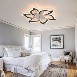 Garwarm 7 - Blade Dimmable LED Reversable Ceiling Fan in Black - thumbnail 2