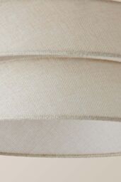 ValueLights Valerie Linen 5 Tier Easy Fit Drum Ceiling Pendant Light Lamp Shade in Natural - thumbnail 5