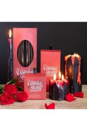 KDMD Large Vampire Blood Pillar Candle in Black - thumbnail 6
