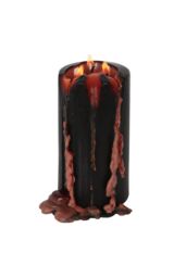 KDMD Large Vampire Blood Pillar Candle in Black - thumbnail 2