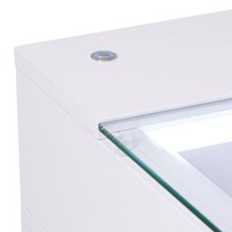 FENCHILIN Dressing Table with 6 Drawers & Lights Hollywood Makeup Vanity Desk in White - Size: Large - thumbnail 6