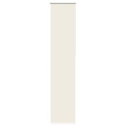 Berkfield Home Roller Blind Blackout Off-White 100x175 cm Fabric Width 95.7 cm P… in White - thumbnail 2