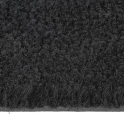 Berkfield Home Durable Door Mat Black Half Round 40x60 cm Tufted Coir - thumbnail 4
