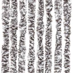 Berkfield Home Insect Curtain Brown & Beige 118x220 cm Chenille - thumbnail 6