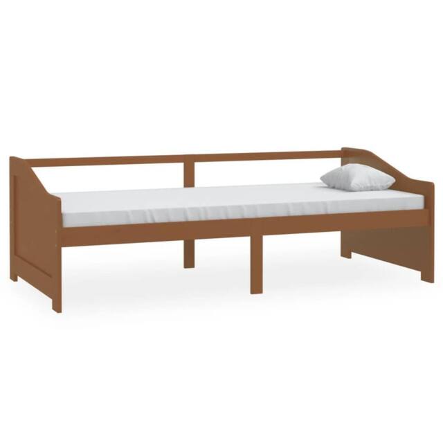 Berkfield Home 3-Seater Day Bed Honey Brown Solid Pinewood 90x200 cm - image 1