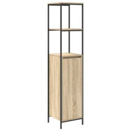 Berkfield Home 3 Piece Bathroom Furniture Set Sonoma Oak Engineered Wood in Brown - thumbnail 6