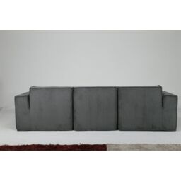 Furniture Maxi Men's Hugspacee Corduroy 3 Seater Sofa with Footstool in Grey - thumbnail 7