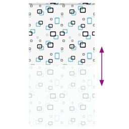 Berkfield Home Shower Roller Blind with Cassette 140x240 cm Fabric Width 136 cm in Black - thumbnail 5