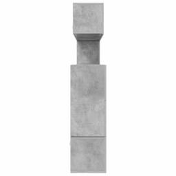 Berkfield Home Modern 10 Piece TV Cabinet Set Concrete Grey Engineered Wood - thumbnail 7