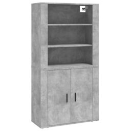 Berkfield Home Highboard Concrete Grey Engineered Wood - thumbnail 2