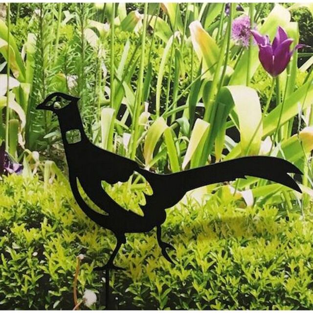 Poppyforge Pheasant - Steel - W41.9 x H33 cm - Powder Coated Black - image 1