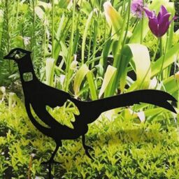 Poppyforge Pheasant - Steel - W41.9 x H33 cm - Powder Coated Black - thumbnail 2
