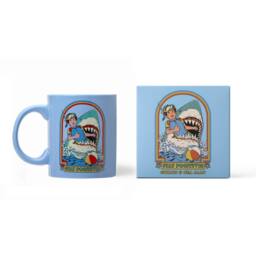 Steven Rhodes Stay Positive Blue Mug Candle with Citrus & Sea Salt Scent - Size: Medium - thumbnail 2