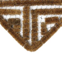 JVL Boston Scraper Door Mat, 39x59cm in Brown - Size: 40 cm x 60 cm - thumbnail 2