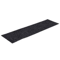 Berkfield Home Self-adhesive Stair Mats Rectangular 15 pcs 76x20 cm Grey - Size: Medium - thumbnail 3