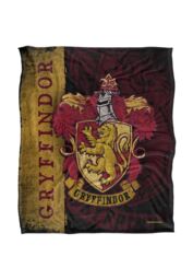 Warner Brothers Harry Potter House Crest Gryffindor Blanket 152 x 127 cm in White - thumbnail 1