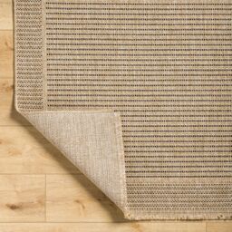 Livabliss Mirage Cottage Tan Black Fringe Jute-Look In- & Outdoor Rug in Beige - Size: 160 cm x 215 cm - thumbnail 4