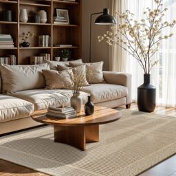 Livabliss Mirage Cottage Tan Black Fringe Jute-Look In- & Outdoor Rug in Beige - Size: 160 cm x 215 cm - thumbnail 8