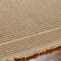 Livabliss Mirage Cottage Tan Black Fringe Jute-Look In- & Outdoor Rug in Beige - Size: 160 cm x 215 cm - thumbnail 3