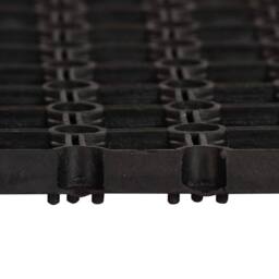 Berkfield Home Mat Rubber 16 mm 80x120 cm in Black - thumbnail 3
