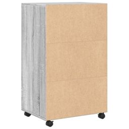 Berkfield Home Rolling¬†Cabinet Grey sonoma 55x40x91 cm Engineered Wood - Size: 55 x 40 x 91 cm - thumbnail 6