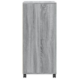 Berkfield Home Rolling¬†Cabinet Grey sonoma 55x40x91 cm Engineered Wood - Size: 55 x 40 x 91 cm - thumbnail 5