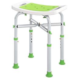 STILVORA Adjustable Shower Stool with Padded Seat Green - thumbnail 5