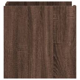 Berkfield Home Decorative Bedside Cabinet Brown Oak 45x50x50 cm Engineered Wood - Size: 45 x 50 x 50 cm - thumbnail 5