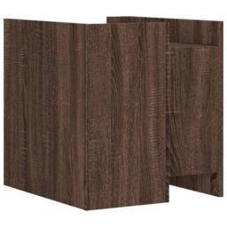 Berkfield Home Decorative Bedside Cabinet Brown Oak 45x50x50 cm Engineered Wood - Size: 45 x 50 x 50 cm - thumbnail 6