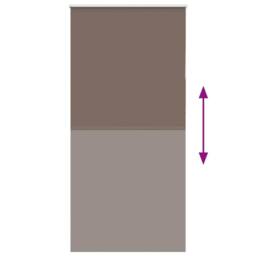 Berkfield Home Roller Blind Blackout Marine 105x175 cm Fabric Width 100.7 cm Pol… in Brown - thumbnail 5