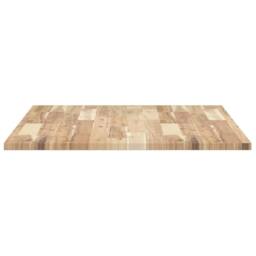 Berkfield Home Desk Top Untreated 80x70x2 cm Solid Wood Acacia in Brown - Size: 80 x 70 x 2 cm - thumbnail 6