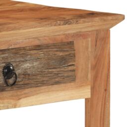 Berkfield Home Desk 110x50x75 cm Solid Reclaimed Wood in Brown - Size: 110 x 50 x 75 cm - thumbnail 5