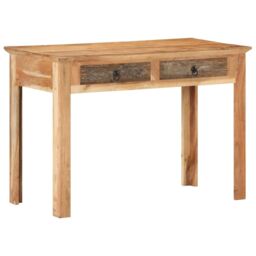 Berkfield Home Desk 110x50x75 cm Solid Reclaimed Wood in Brown - Size: 110 x 50 x 75 cm