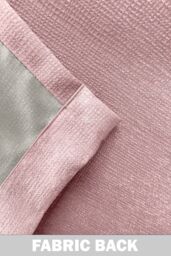 Enhanced Living 'Matrix' Blush - Tape Top Thermal Noise Reducing Dim Out Curtains - Pair in Pink - Size: 229 cm width x 229 cm drop - thumbnail 5