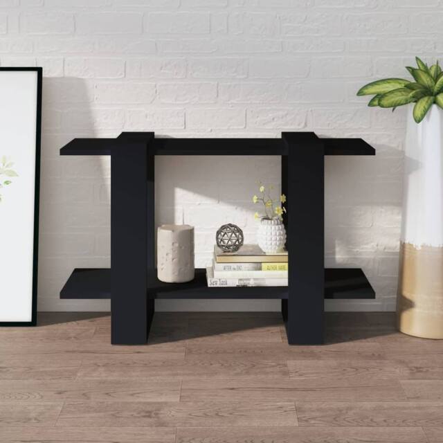 Berkfield Home Classic Book Cabinet/Room Divider Black 80x30x51 cm - Size: 80 x 30 x 51 cm - image 1