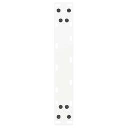 Berkfield Home Coffee Table Legs U-Shaped 2 pcs White 38x(42-43) cm Steel - thumbnail 7