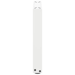 Berkfield Home Coffee Table Legs U-Shaped 2 pcs White 38x(42-43) cm Steel - thumbnail 6
