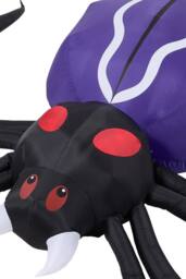 Living and Home 11 FT Halloween Inflatable Giant Spider with Built-in LED Lights - thumbnail 4