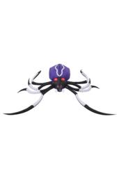 Living and Home 11 FT Halloween Inflatable Giant Spider with Built-in LED Lights - thumbnail 3