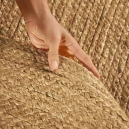 THE RUGS Rangpur Braided Jute Rug Hand Woven Oval Natural Rug & Runner - Size: 160 cm x 230 cm - thumbnail 3