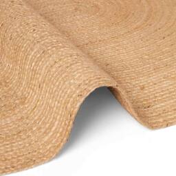 THE RUGS Rangpur Braided Jute Rug Hand Woven Oval Natural Rug & Runner - Size: 160 cm x 230 cm - thumbnail 4