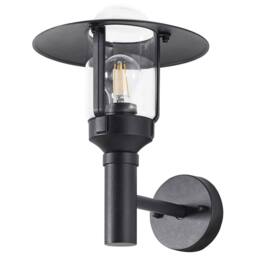 Wyld and Coco Outdoor Wall Light - Matte Black Aluminium and Glass Sconce - thumbnail 4