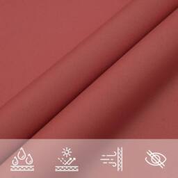 Berkfield Home Sunshade Sail Oxford Fabric Square 4x4 m Terracotta - thumbnail 6