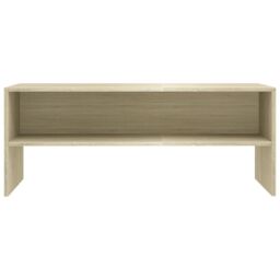 Berkfield Home TV Cabinet Sonoma Oak 100x40x40 cm Engineered Wood in Brown - Size: 100 x 40 x 40 cm - thumbnail 4