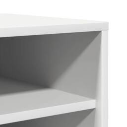 Berkfield Home Shoe Cabinet White 31.5x35x90 cm Engineered Wood - thumbnail 7