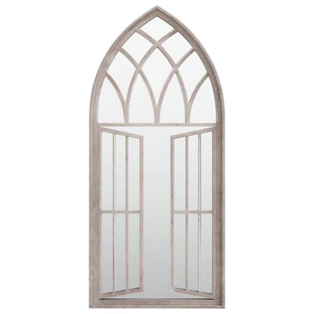 Berkfield Home Mirror Sand 100x45 cm Iron for Indoor Use in Cream - image 1